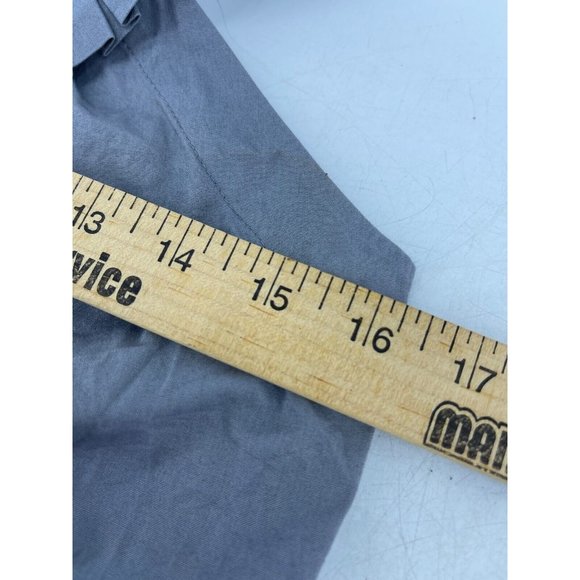 J. Crew Women's Tank Top Gray Ruffle Neckline Criss Cross Straps Side Zip Sz 2 - Picture 7 of 11